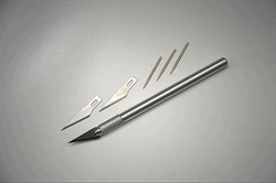 Pen med 3 knive og 3 nåle X-ACTO - aluminium